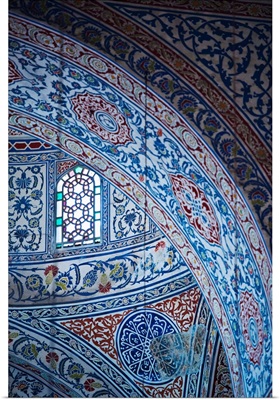 Turkey, Istanbul, Blue Mosque interior