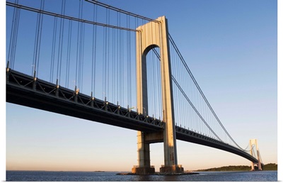 USA, New York State, New York City, Manhattan, Verrazano-Narrows Bridge