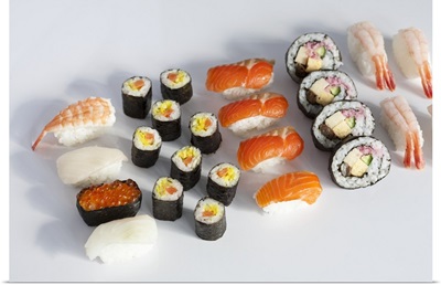 Various type of sushi