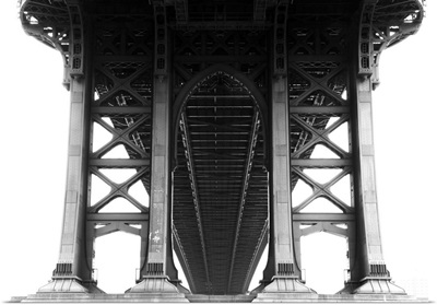View from underneath Manhattan Bridge
