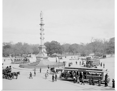 View Of Columbus Circle