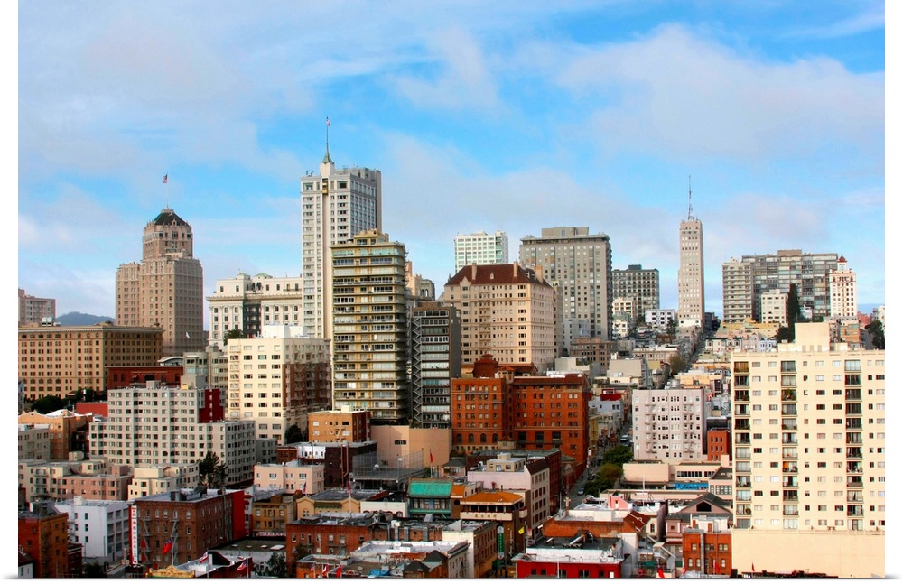 View of San Francisco, California.