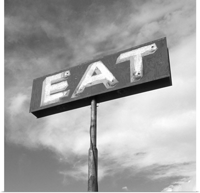 Vintage Eat Restaurant Sign