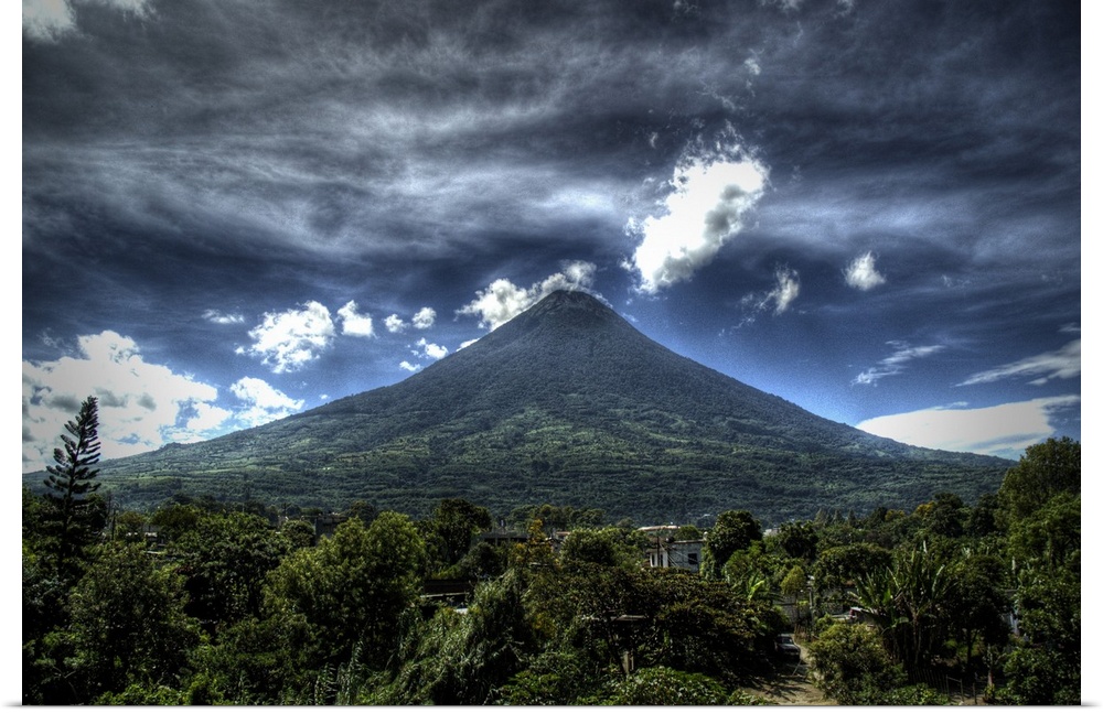 Volcano Agua near Antigua, Guatemala.