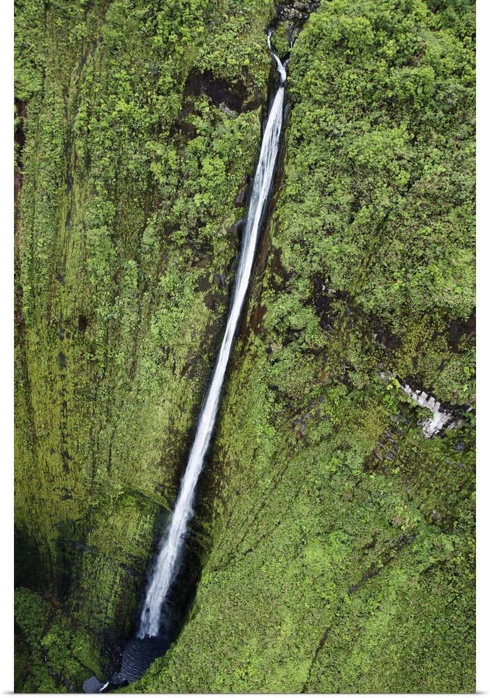 Waterfall,  HoNkohau,  Maui,  Hawaii,  USA