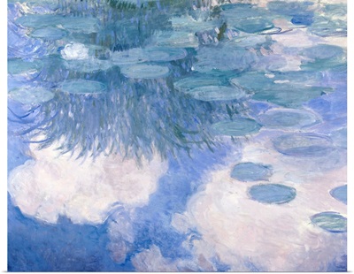 Waterlilies with Effects of Clouds by Claude Monet