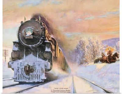 When Winter Comes, New York Central Lines By Walter L. Green