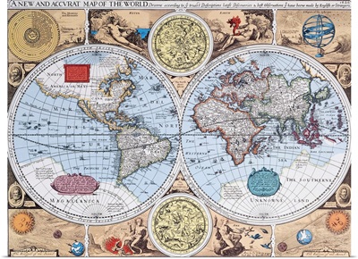 17th Century Map of the World