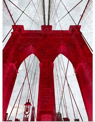 Brooklyn Bridge Red