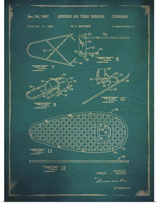 Snowshoe Patent I Blue