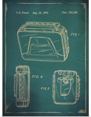 Walkman Patent Blue
