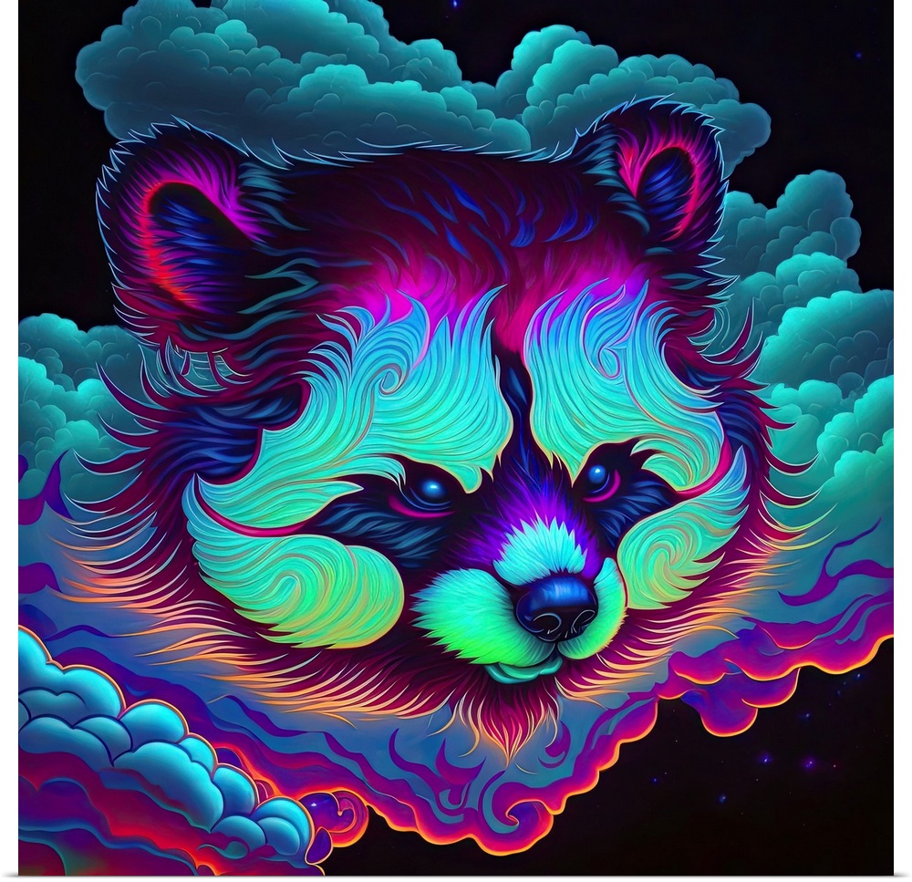 Clouded Red Panda I
