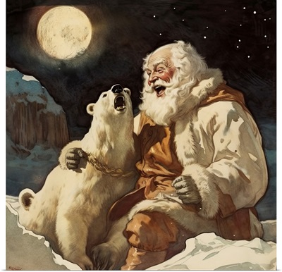 Santa And Polar Bear 2
