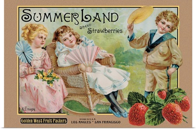 Crate Label "Strawberry"