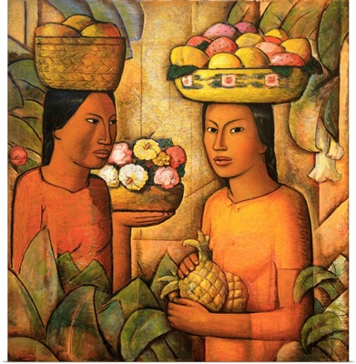 Mujeres Con Frutas