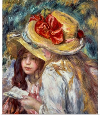 Young Girls with Hats