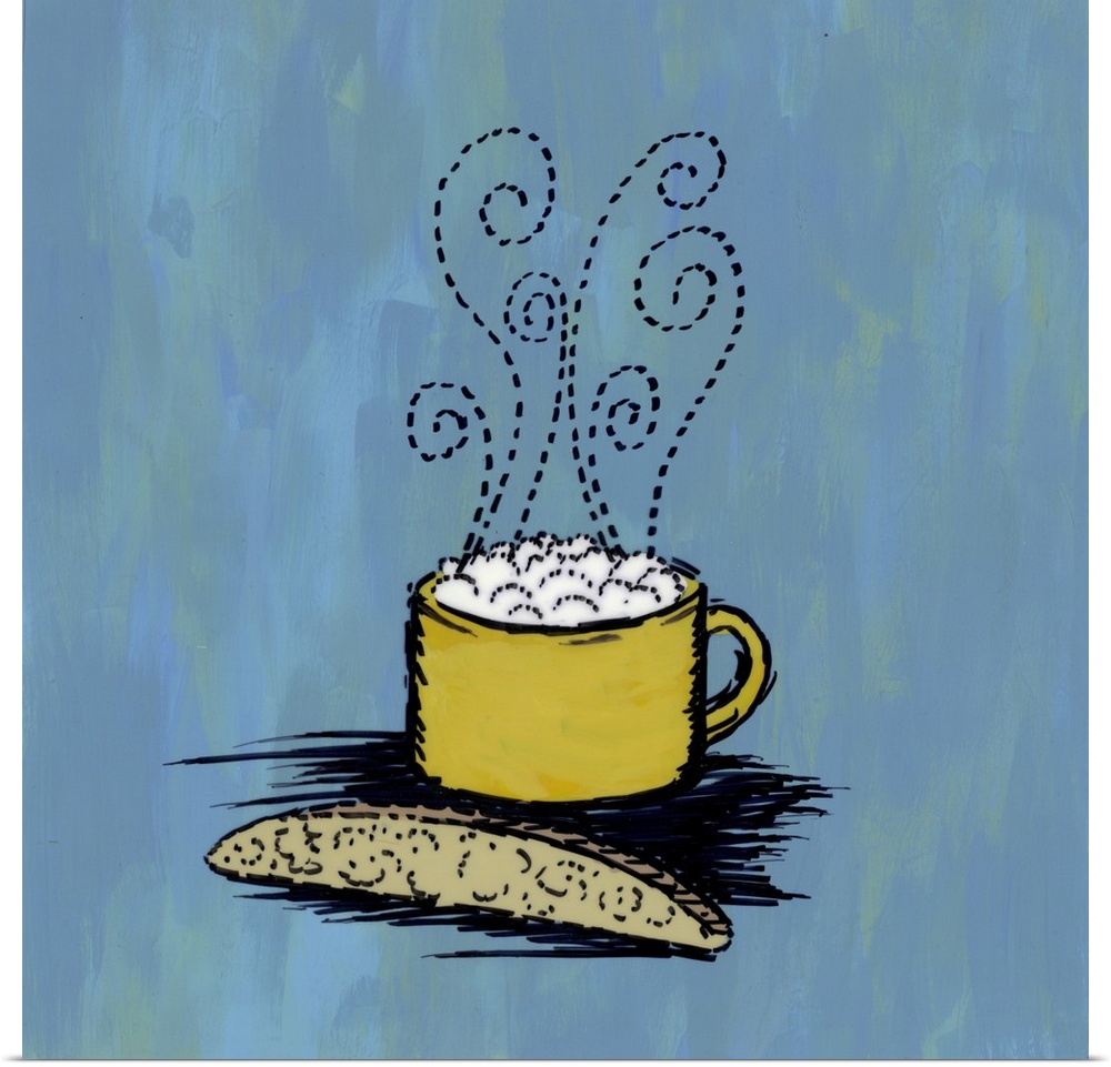 Light whimsy art for the coffee lover in you.
