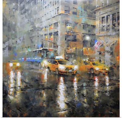 Manhattan Orange Rain