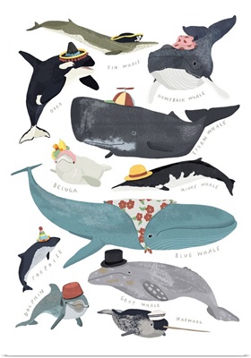 Whales In Hats