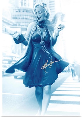 Marilyn In The City Blue
