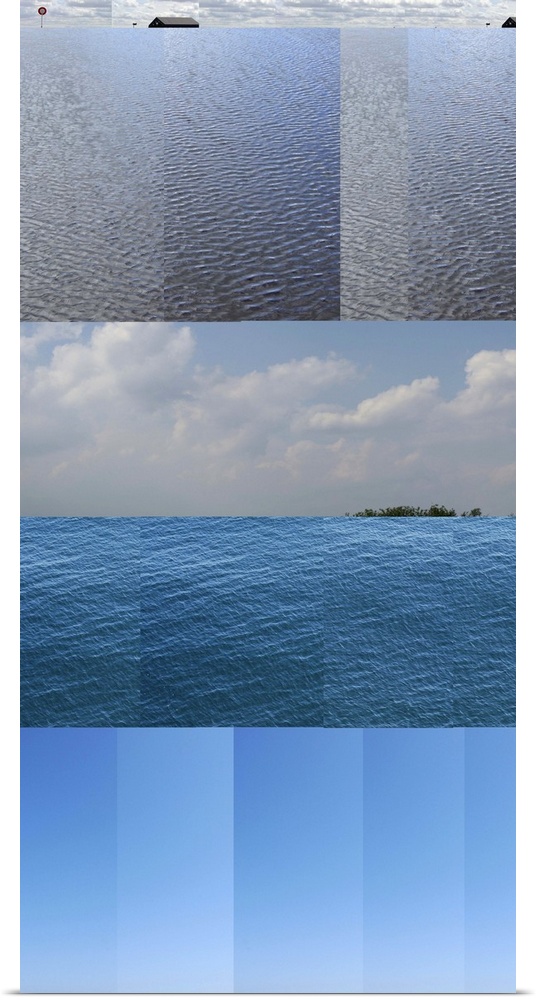 Nature inspired me with so many ways to show water. And digitally I was able to pull it all together in this collage of wa...