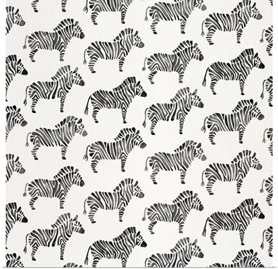 Black Zebras Pattern