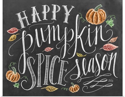 Happy Pumpkin Spice Season Handlettering