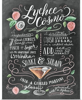 Lychee Cosmo Handlettering