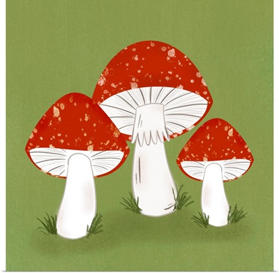 Mushroom Village - Happy Trio