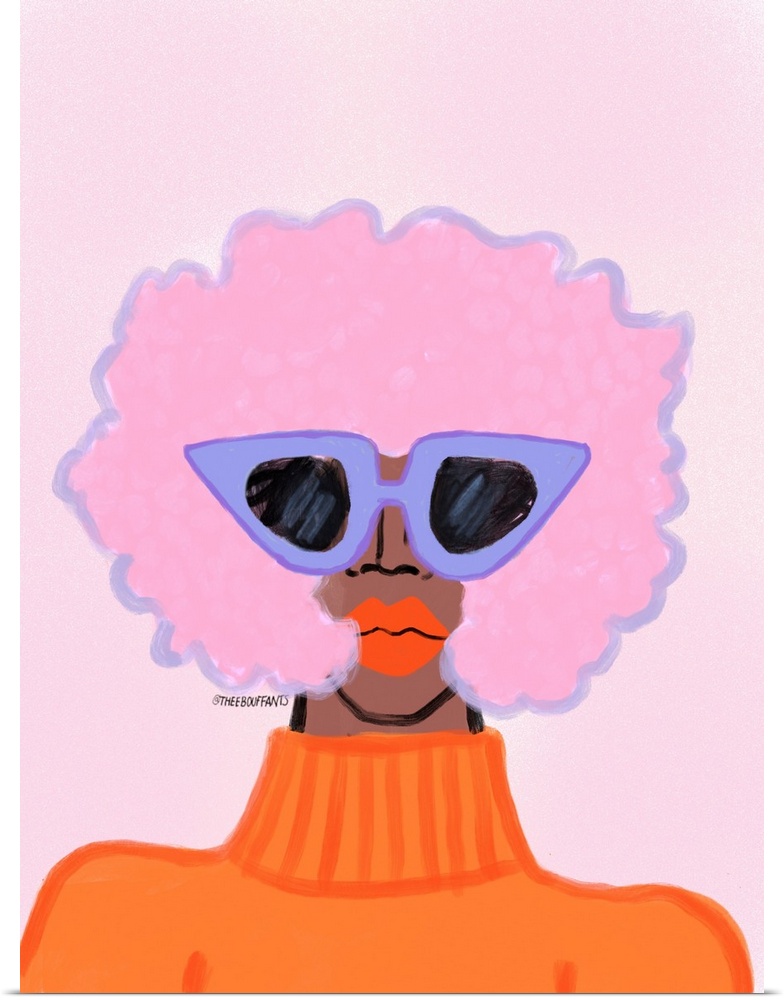 Pink Afro
