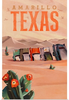 Travel Poster Amarillo Texas