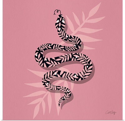 Tropical Serpent Dusty Rose