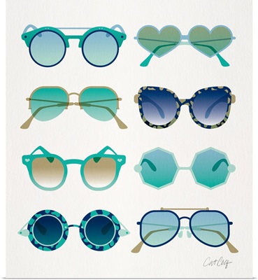Turquoise Sunglasses