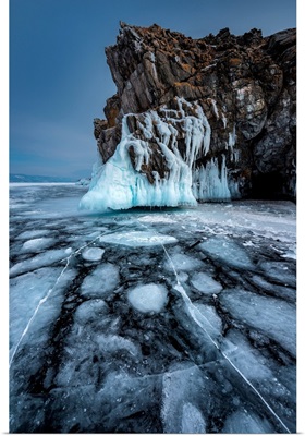 A Particular Form Of The Ice At Lake Baikal, Irkutsk Region, Siberia, Russia