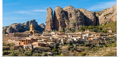 Aguero Village, Province Of Huesca, Aragon, Spain