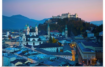 Alt Stadt and Hohensalzburg Fortress, Salzburg, Austria