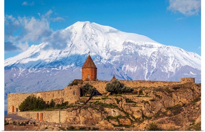 Armenia, Khor Virap, Khor Virap Monastery, 6th Century, With Mt, Ararat