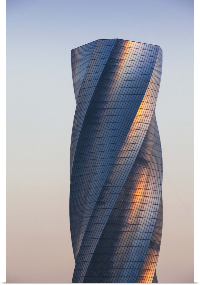 Bahrain, Manama, Bahrain Bay, United Tower also called The twisting tower