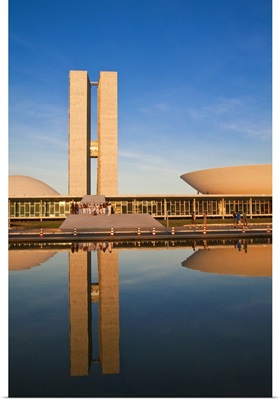 Brazil, National Congress of Brazil, designed by Oscar Niemeyer