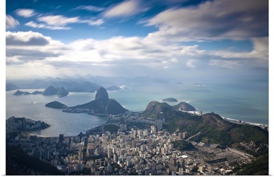 Brazil, Rio De Janeiro, Cosme Velho, Sugar Loaf mountain