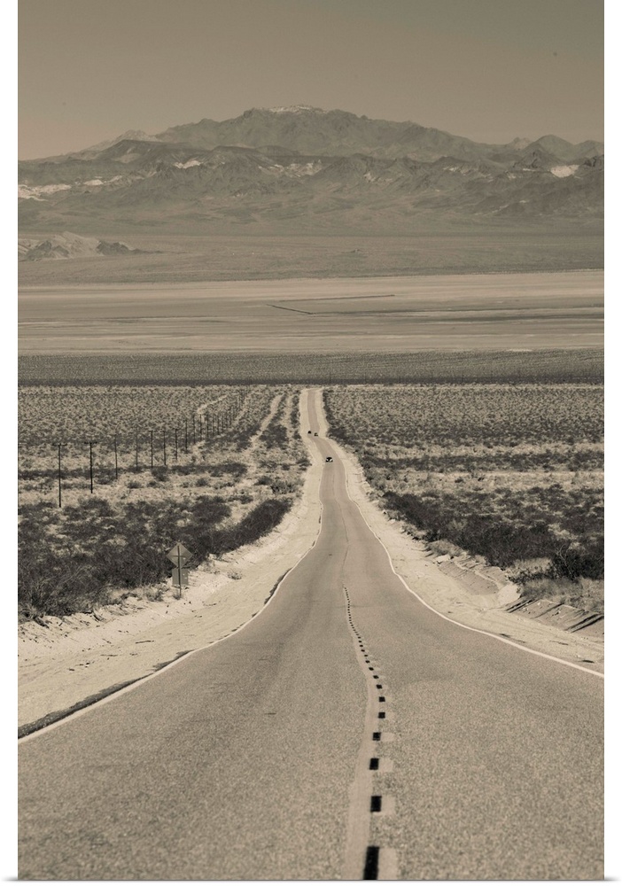USA, California, Mojave Desert, Amboy Road