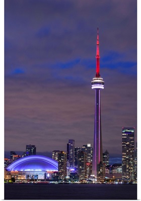 Canada, Ontario, Toronto, Harbourfront, CN Tower, Rogers Centre