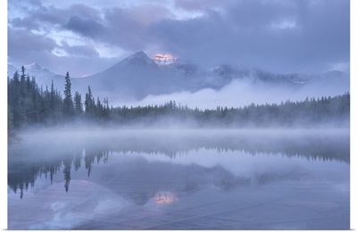 Canadian Rockies, Herbert Lake, Banff National Park, Alberta, Canada