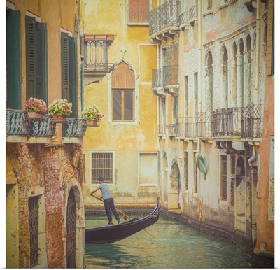 Canal In The San Marco Area, Venice, Veneto, Italy