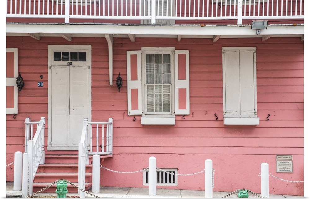 Caribbean, Bahamas, Providence Island, Nassau, Balcony House Museum - the oldest existing wooden residential building in T...