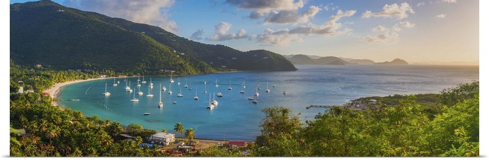 Caribbean, British Virgin Islands, Tortola, Cane Garden Bay.