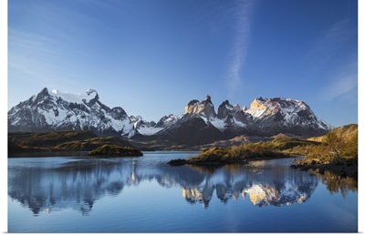 Chile, Torres del Paine National Park and Paine massif