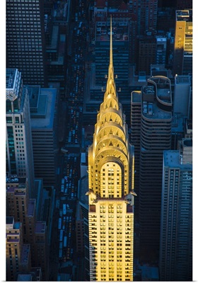 Chrysler Building and Lexington Avenue, Manhattan, New York City