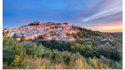 Citta Sant'Angelo At Sunrise-Europe, Italy, Abruzzo, Citta Sant'Angelo, Pescara