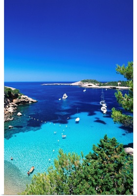 Coast nearby Portinatx, Ibiza, Balearic Islands, Spain